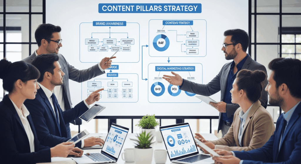 Content Pillars Strategy: Building, Implementing and Measuring ROI